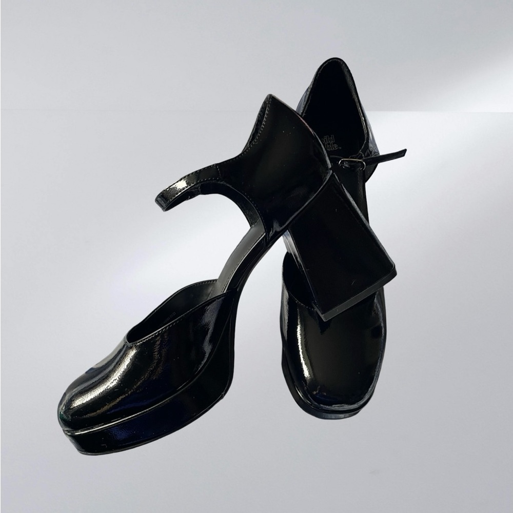 Wild Fable Black Darcy Heels with Glossy Finish SIZE 10
